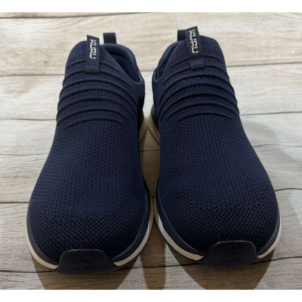 Mens Kuru Atom Slip-On Dark Blue Athletic Running Walking Shoes Sneakers 9.5 M - Picture 5 of 7